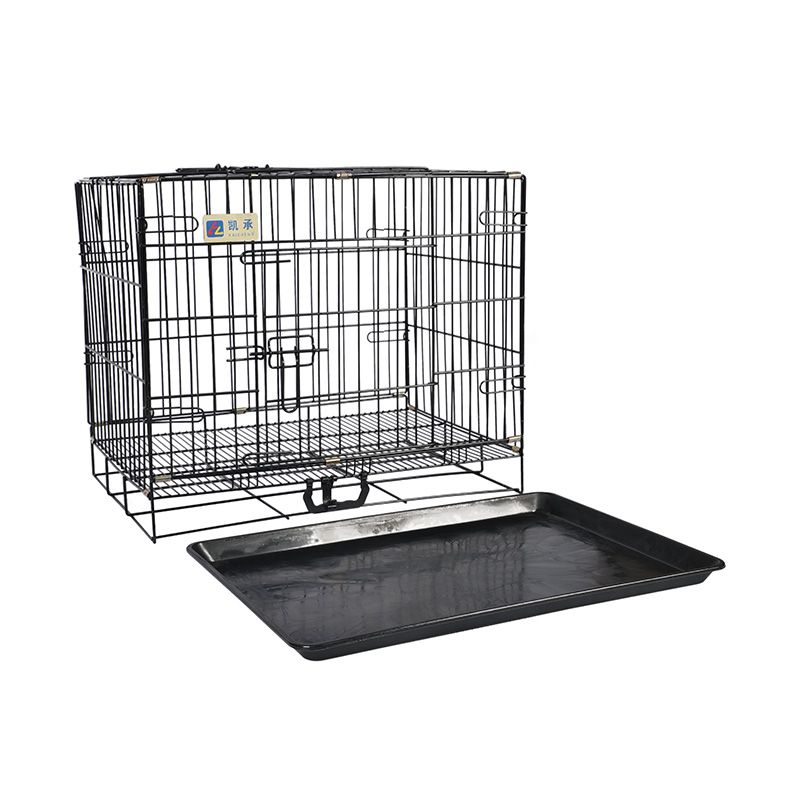 Metall sammenleggbar hundekasse for valper
