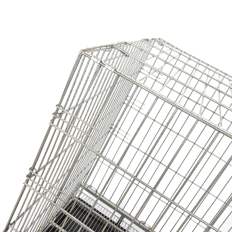 Stor hundemetalltråd folding hundebur