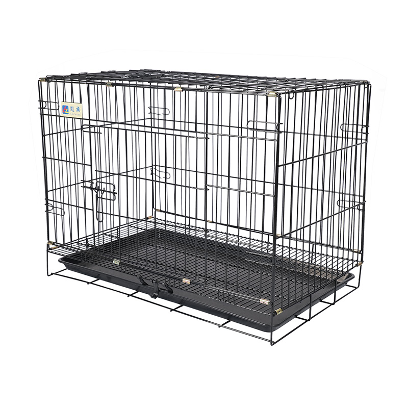 Metall sammenleggbar hundekasse for valper