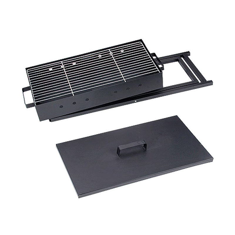 Dekket X-formet grill