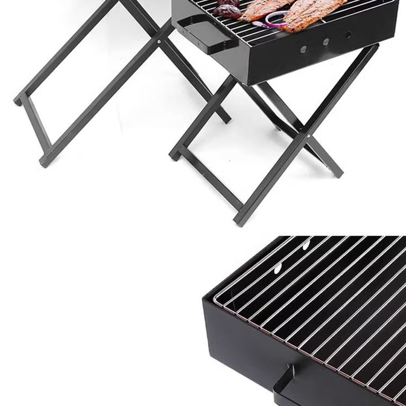 Dekket X-formet grill
