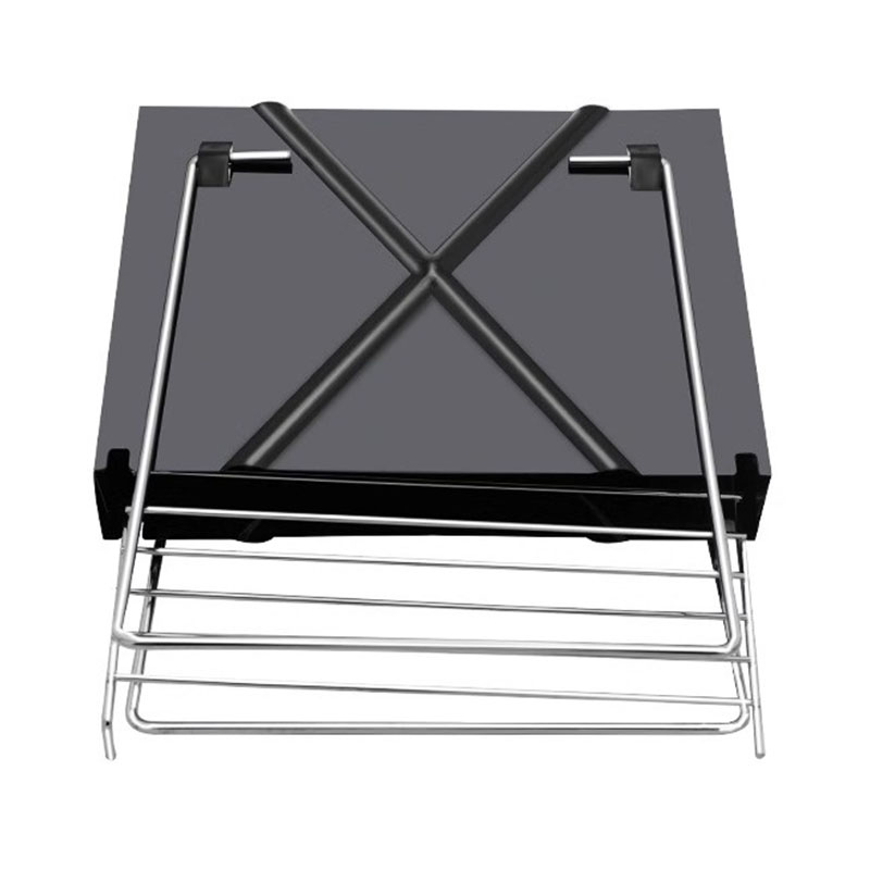 Utendørs folding liten grillgrill